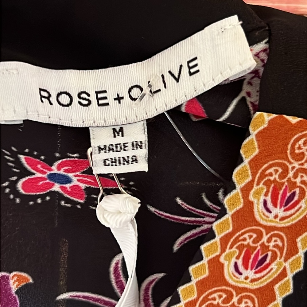 Rose + Olive Kimono Sleeve Top - Picture 6 of 8